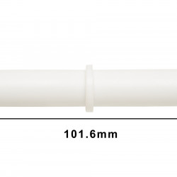 Bel-Art Spinbar Teflon Cylindrical Magnetic Stirring Bar; 101.6 x 16mm, White