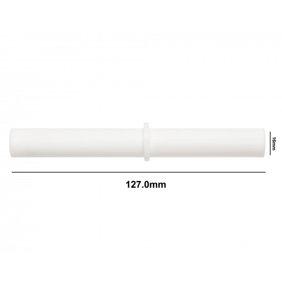 Bel-Art Spinbar Teflon Cylindrical Magnetic Stirring Bar; 127.0 x 16mm, White Bel-Art Spinbar Teflon Cylindrical Magnetic Stirring Bar; 127.0 x 16mm, White