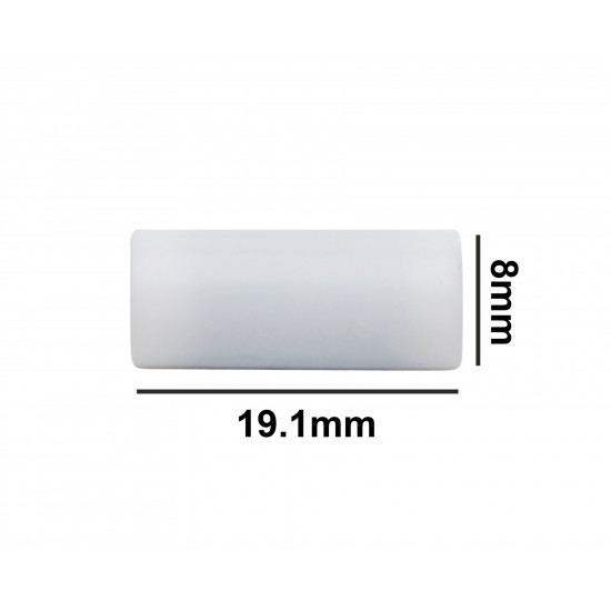 Bel-Art Spinbar Teflon Cylindrical Magnetic Stirring Bar; 19.1 x 8mm, White Bel-Art Spinbar Teflon Cylindrical Magnetic Stirring Bar; 19.1 x 8mm, White
