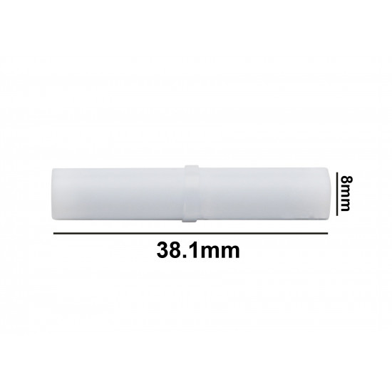 Bel-Art Spinbar Teflon Cylindrical Magnetic Stirring Bar; 38.1 x 8mm, White Bel-Art Spinbar Teflon Cylindrical Magnetic Stirring Bar; 38.1 x 8mm, White