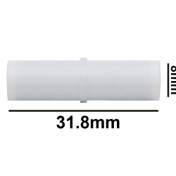 Bel-Art Spinbar Teflon Cylindrical Magnetic Stirring Bar; 31.8 x 8mm, White
