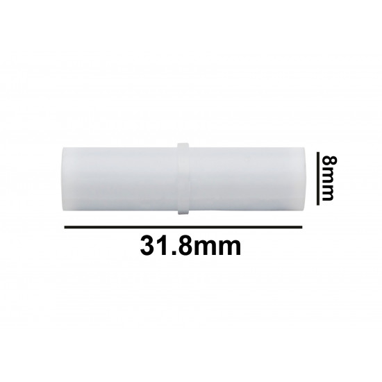 Bel-Art Spinbar Teflon Cylindrical Magnetic Stirring Bar; 31.8 x 8mm, White Bel-Art Spinbar Teflon Cylindrical Magnetic Stirring Bar; 31.8 x 8mm, White