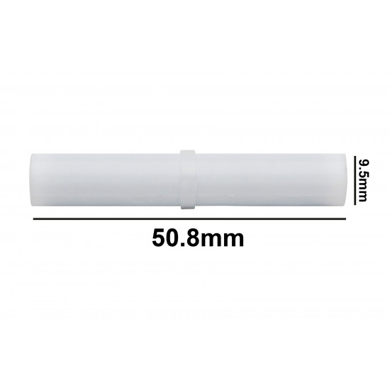 Bel-Art Spinbar Teflon Cylindrical Magnetic Stirring Bar; 50.8 x 9.5mm, White Bel-Art Spinbar Teflon Cylindrical Magnetic Stirring Bar; 50.8 x 9.5mm, White