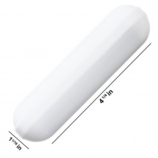 Bel-Art Spinbar Giant Polygon Teflon Magnetic Stirring Bar; 108 x 27mm, White, without Pivot Ring Bel-Art Spinbar Giant Polygon Teflon Magnetic Stirring Bar; 108 x 27mm, White, without Pivot Ring
