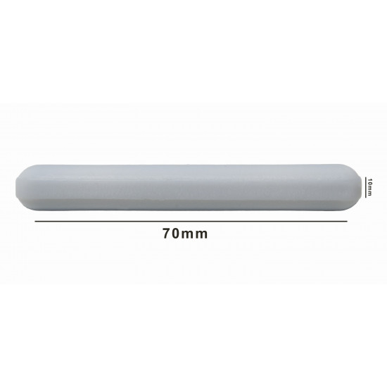 Bel-Art Spinbar Teflon Polygon Magnetic Stirring Bar; 70 x 10mm, White, without Pivot Ring Bel-Art Spinbar Teflon Polygon Magnetic Stirring Bar; 70 x 10mm, White, without Pivot Ring