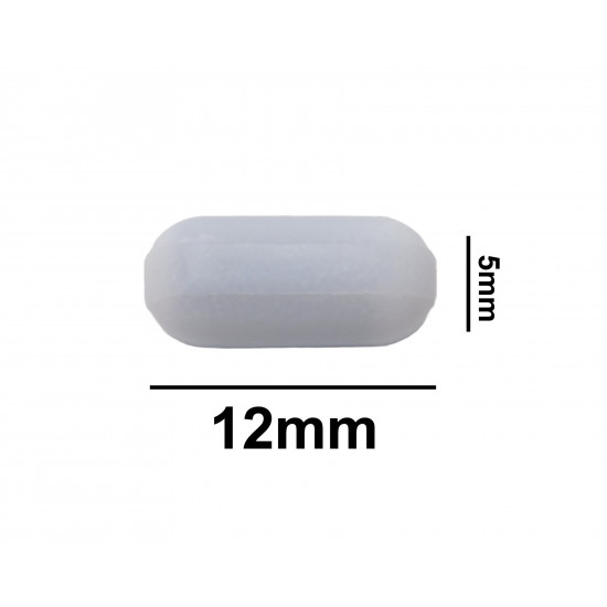 Bel-Art Spinbar Teflon Polygon Magnetic Stirring Bar; 12 x 5mm, White, without Pivot Ring Bel-Art Spinbar Teflon Polygon Magnetic Stirring Bar; 12 x 5mm, White, without Pivot Ring