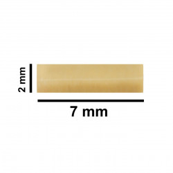 Bel-Art Spinbar Teflon Micro (Flea) Magnetic Stirring Bar; 7 x 2mm, Yellow