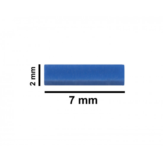 Bel-Art Spinbar Teflon Micro (Flea) Magnetic Stirring Bar; 7 x 2mm, Blue