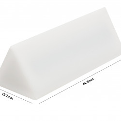 Bel-Art Spinwedge Teflon Magnetic Stirring Bar; 12.7 x 44mm, White