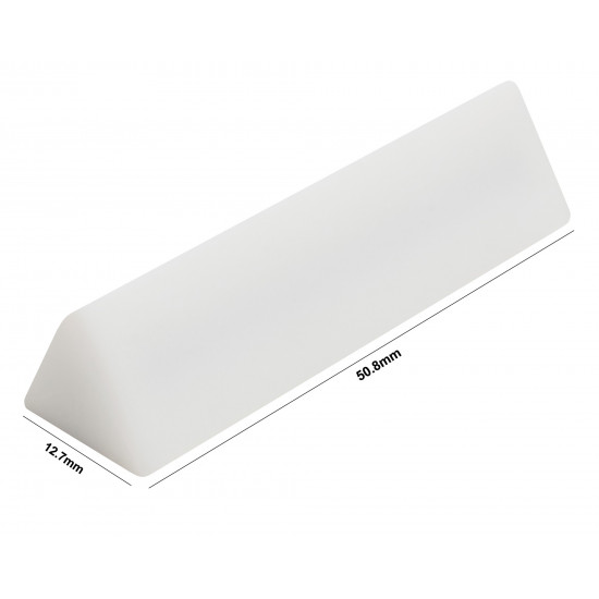 Bel-Art Spinwedge Teflon Magnetic Stirring Bar; 12.7 x 50.8mm, White Bel-Art Spinwedge Teflon Magnetic Stirring Bar; 12.7 x 50.8mm, White