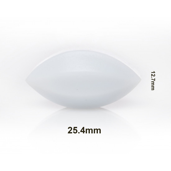 Bel-Art Spinbar Teflon Elliptical (Egg-Shaped) Magnetic Stirring Bar; 25.4 x 12.7mm, White Bel-Art Spinbar Teflon Elliptical (Egg-Shaped) Magnetic Stirring Bar; 25.4 x 12.7mm, White