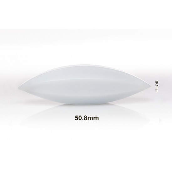 Bel-Art Spinbar Teflon Elliptical (Egg-Shaped) Magnetic Stirring Bar; 50.8 x 19.1mm, White Bel-Art Spinbar Teflon Elliptical (Egg-Shaped) Magnetic Stirring Bar; 50.8 x 19.1mm, White