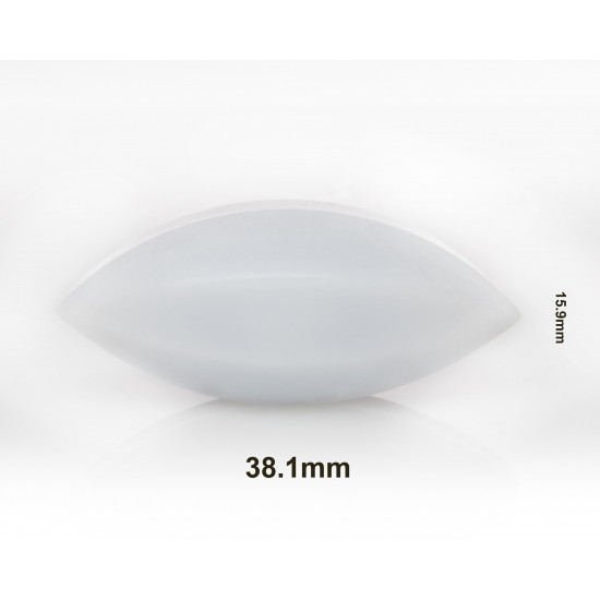 Bel-Art Spinbar Teflon Elliptical (Egg-Shaped) Magnetic Stirring Bar; 38.1 x 15.9mm, White Bel-Art Spinbar Teflon Elliptical (Egg-Shaped) Magnetic Stirring Bar; 38.1 x 15.9mm, White