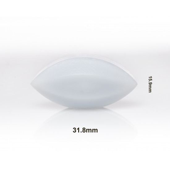 Bel-Art Spinbar Teflon Elliptical (Egg-Shaped) Magnetic Stirring Bar; 31.8 x 15.9mm, White Bel-Art Spinbar Teflon Elliptical (Egg-Shaped) Magnetic Stirring Bar; 31.8 x 15.9mm, White
