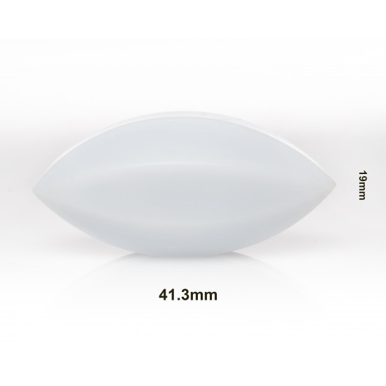 Bel-Art Spinbar Teflon Elliptical (Egg-Shaped) Magnetic Stirring Bar; 41.3 x 19mm, White Bel-Art Spinbar Teflon Elliptical (Egg-Shaped) Magnetic Stirring Bar; 41.3 x 19mm, White