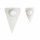 Bel-Art Spinvane Teflon Triangular Magnetic Stirring Bar; 5.6 x 9.6 x 4.8mm, Fits 1 ml Vials, White Bel-Art Spinvane Teflon Triangular Magnetic Stirring Bar; 5.6 x 9.6 x 4.8mm, Fits 1 ml Vials, White