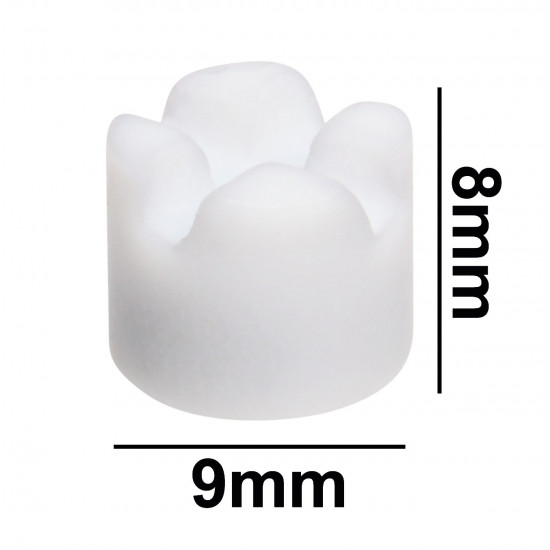 Bel-Art Spinbar Teflon Cell (Cuvette) Magnetic Stirring Bar; 9 x 8mm, White Bel-Art Spinbar Teflon Cell (Cuvette) Magnetic Stirring Bar; 9 x 8mm, White