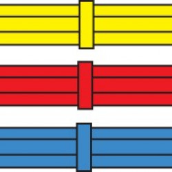 Bel-Art Spinpak Teflon Octagon Magnetic Stirring Bar Assortment, Assorted Colors (Pack of 6)