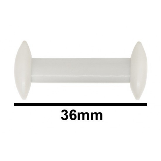 Bel-Art Circulus Teflon Magnetic Stirring Bar; 36mm Length, White Bel-Art Circulus Teflon Magnetic Stirring Bar; 36mm Length, White