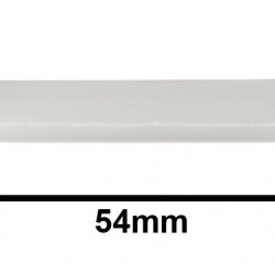 Bel-Art Circulus Teflon Magnetic Stirring Bar; 54mm Length, White 