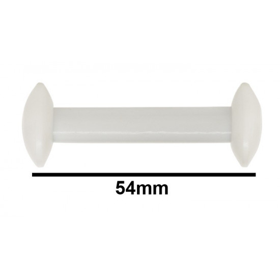 Bel-Art Circulus Teflon Magnetic Stirring Bar; 54mm Length, White Bel-Art Circulus Teflon Magnetic Stirring Bar; 54mm Length, White