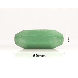 Bel-Art Spinbar Rare Earth Teflon Fluted Octagonal Magnetic Stirring Bar; 50 x 21mm, Green