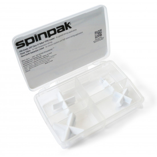 Bel-Art Spinbox Teflon Spinplus Magnetic Stirring Bar Assortment (Pack of 5)
