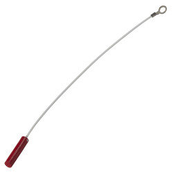 Bel-Art Spinbar Flexible Teflon Magnetic Stirring Bar Retriever; 13 in. Length, 12.5 x 53mm, Red