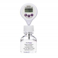 Bel-Art H-B Frio-Temp Calibrated Electronic Verification Lollipop Stem Thermometer; 0/70C (32/158F), 22C Ambient Calibration