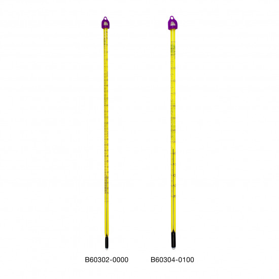Bel-Art H-B Easy-Read General Purpose Liquid-In-Glass Laboratory Thermometer; -10 to 260C, 76mm Immersion, Environmentally Friendly Bel-Art H-B Easy-Read General Purpose Liquid-In-Glass Laboratory Thermometer; -10 to 260C, 76mm Immersion, Environmentally Friendly