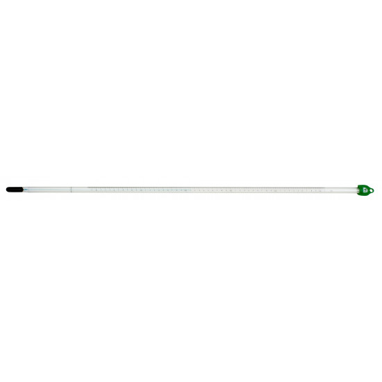 Bel-Art H-B Enviro-Safe Precision Liquid-In-Glass Laboratory Thermometer; -1 to 61C, 76mm Immersion, Environmentally Friendly Bel-Art H-B Enviro-Safe Precision Liquid-In-Glass Laboratory Thermometer; -1 to 61C, 76mm Immersion, Environmentally Friendly