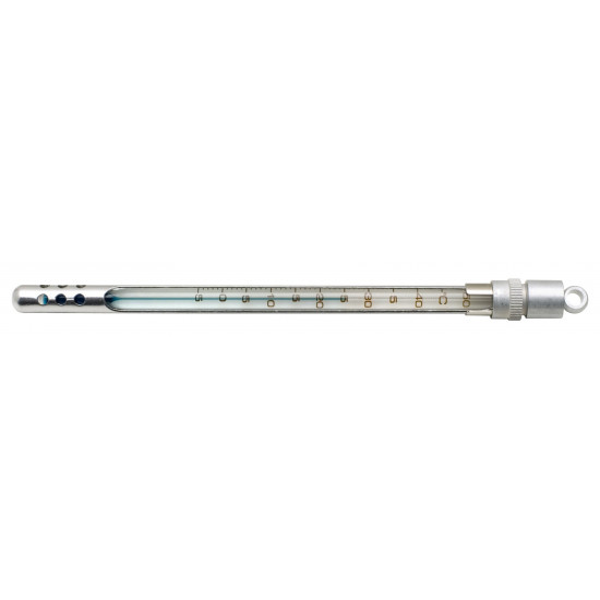 Bel-Art H-B Enviro-Safe Liquid-In-Glass Pocket Laboratory Thermometer; -5 to 50C, Window Metal Case, Environmentally Friendly Bel-Art H-B Enviro-Safe Liquid-In-Glass Pocket Laboratory Thermometer; -5 to 50C, Window Metal Case, Environmentally Friendly