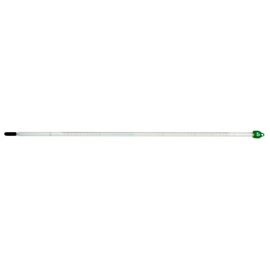 Bel-Art H-B DURAC Plus Precision Liquid-In-Glass Laboratory Thermometer; -1 to 51C, 76mm Immersion, Organic Liquid Fill Bel-Art H-B DURAC Plus Precision Liquid-In-Glass Laboratory Thermometer; -1 to 51C, 76mm Immersion, Organic Liquid Fill