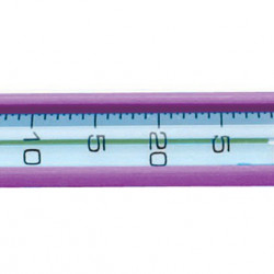 Bel-Art H-B DURAC Plus Pocket Liquid-In-Glass Laboratory Thermometer; -5 to 50C, Window Plastic Case, Organic Liquid Fill