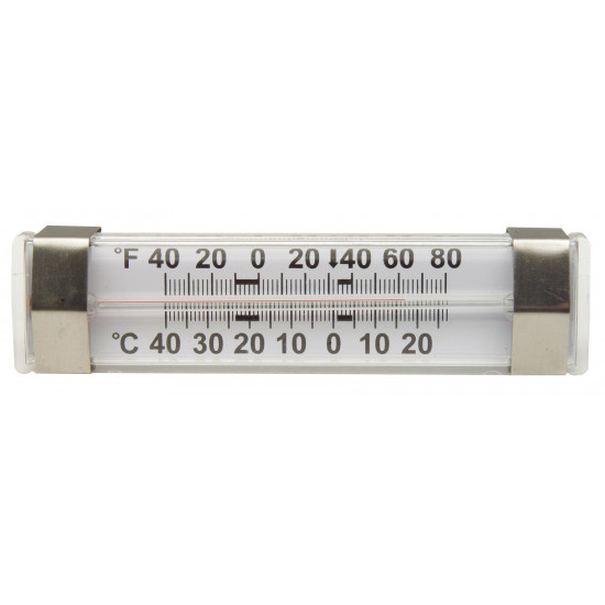 Bel-Art H-B DURAC Liquid-In-Glass Refrigerator/Freezer Thermometer; -40 to 27C (-40 to 80F), Steel Case Bel-Art H-B DURAC Liquid-In-Glass Refrigerator/Freezer Thermometer; -40 to 27C (-40 to 80F), Steel Case