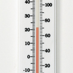 Bel-Art H-B DURAC Liquid-In-Glass Wall Thermometer; -20 to 50C (0 to 120F), Organic Liquid Fill