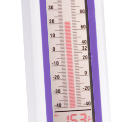 Bel-Art H-B DURAC Probeless Electronic Indoor/Outdoor Thermometer; -40/50C (-40/122F)