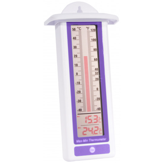 Bel-Art H-B DURAC Probeless Electronic Indoor/Outdoor Thermometer; -40/50C (-40/122F) Bel-Art H-B DURAC Probeless Electronic Indoor/Outdoor Thermometer; -40/50C (-40/122F)