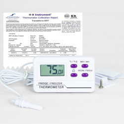 -50/200°C Range Auto Off Bel-Art B60900-2000 DURAC Calibrated Electronic Stainless Steel Stem Thermometer 