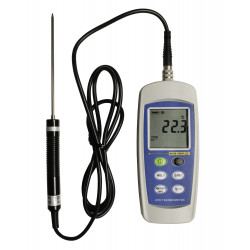 Bel-Art H-B DURAC RTD Electronic Thermometer, -100 to 300C (-148 to 572F), PT100 Probe