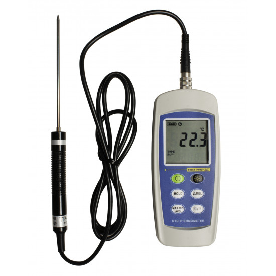 Bel-Art H-B DURAC RTD Electronic Thermometer, -100 to 300C (-148 to 572F), PT100 Probe Bel-Art H-B DURAC RTD Electronic Thermometer, -100 to 300C (-148 to 572F), PT100 Probe
