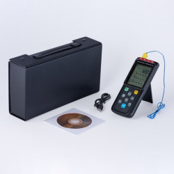 Bel-Art H-B DURAC Calibrated Thermocouple Thermometers; -200/1370°C (-328/2498°F), 4 Probe (K/J/E/T)