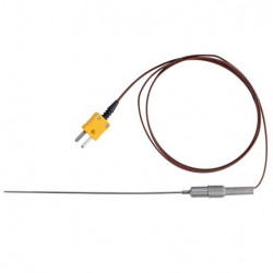 Bel-Art H-B DURAC Thermocouple Thermometer Probe: -200/920°C, K-Type