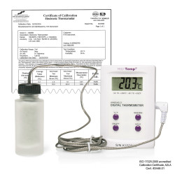 Bel-Art H-B Frio-Temp Calibrated Electronic Verification Thermometer; -50/200C (-58/392F), General Calibration