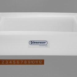 Bel-Art General Purpose Polyethylene Tray without Faucet; 17½ x 23½ x 6 in.