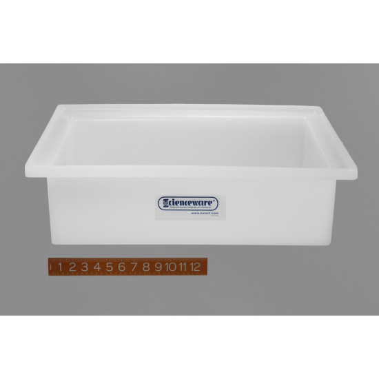 Bel-Art General Purpose Polyethylene Tray without Faucet; 17½ x 23½ x 6 in.