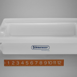 Bel-Art General Purpose Polyethylene Tray with Faucet; 12 x 16 x 3 in.