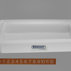 Bel-Art General Purpose Polyethylene Tray with Faucet; 16 x 20 x 3 in.