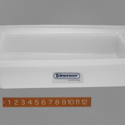 Bel-Art General Purpose Polyethylene Tray with Faucet; 18 x 22 x 4 in.