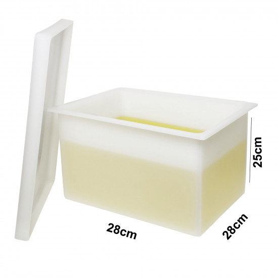 Bel-Art Heavy Duty Polyethylene Rectangular Tank with Top Flanges, without Faucet; 11 x 11 x 10 in. Bel-Art Heavy Duty Polyethylene Rectangular Tank with Top Flanges, without Faucet; 11 x 11 x 10 in.